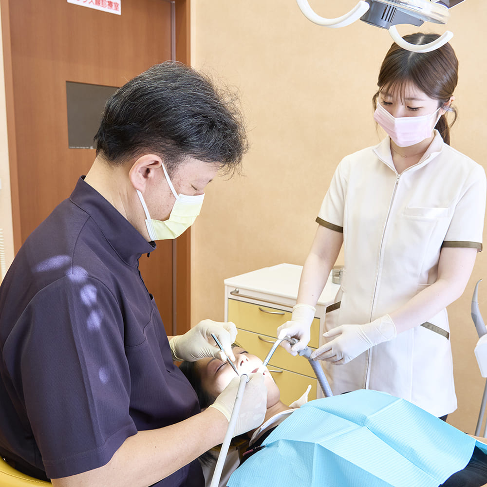 枚方市楠葉のホワイトニングが評判の歯医者、たかぎ歯科クリニックのむし歯治療