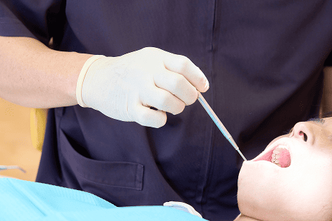 枚方市樟葉の歯医者、たかぎ歯科クリニックの保険のむし歯治療の特徴むし歯の検査・診断方法｜視診・触診